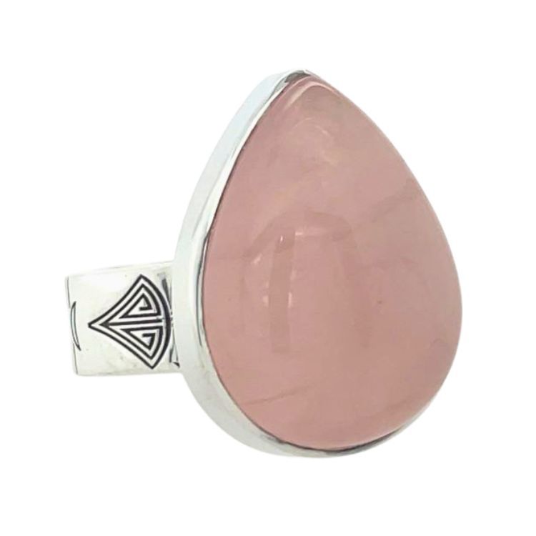 Rose Quartz Serenade Ring