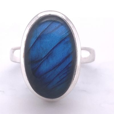 Labradorite Luster Unisex Ring