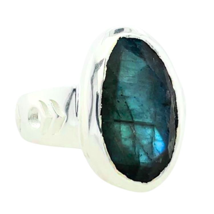 Labradorite Mata Hari Unisex Ring