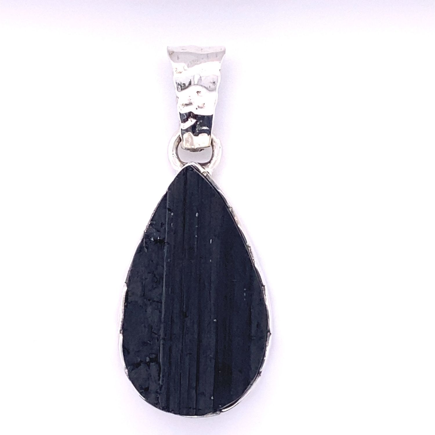 Black Tourmaline Sun Tribe Pendant