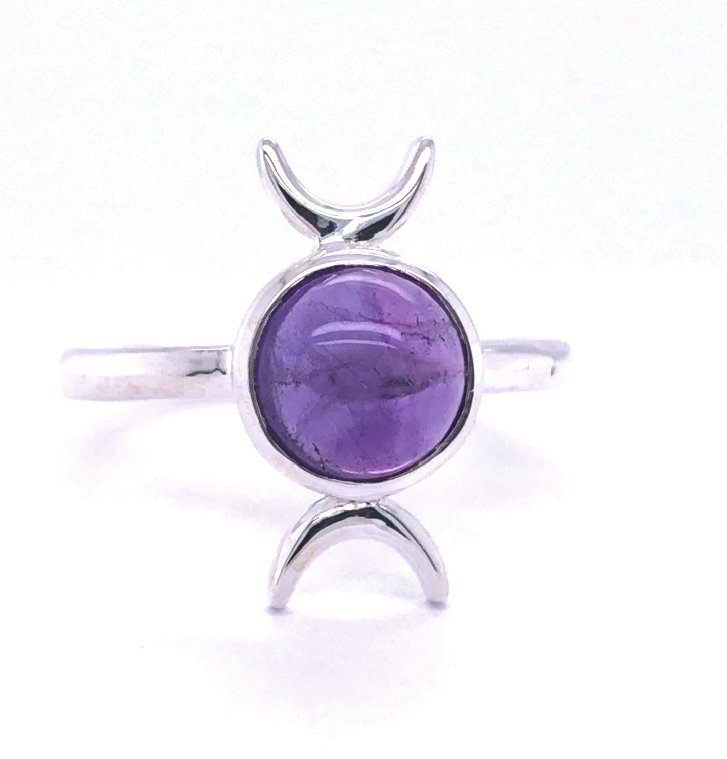 Amethyst Moon Goddess Magic Hour Ring