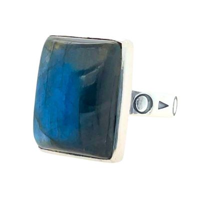 Labradorite Moon Spirit Square Ring