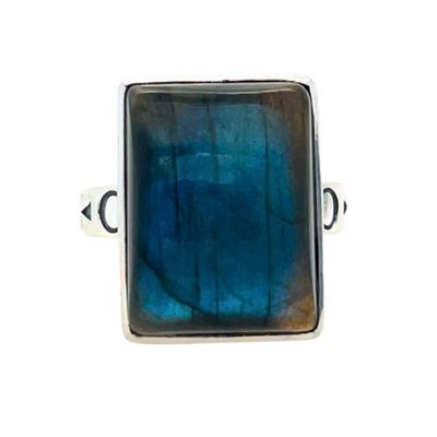 Labradorite Moon Spirit Square Ring