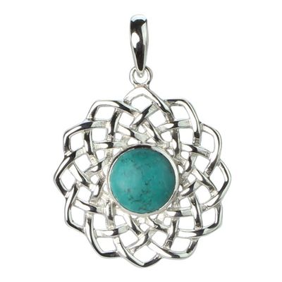 Turquoise Rasa Mandala Pendant
