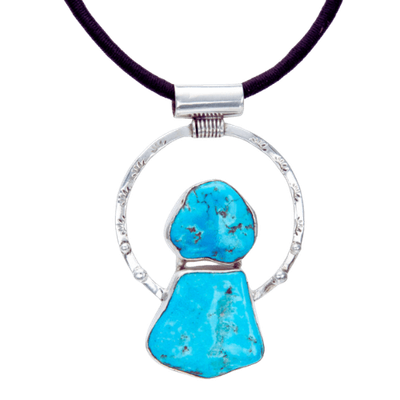 Turquoise Super Power Tribe Pendant