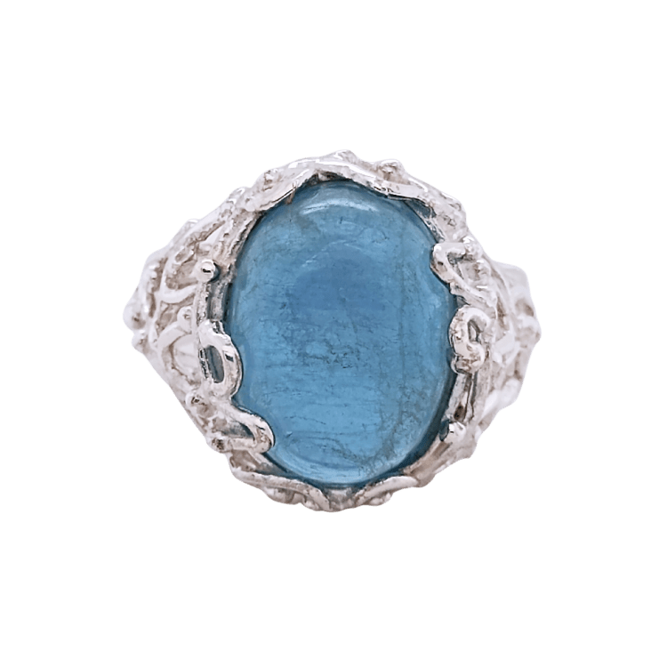 Peacock Aura Teal Quartz