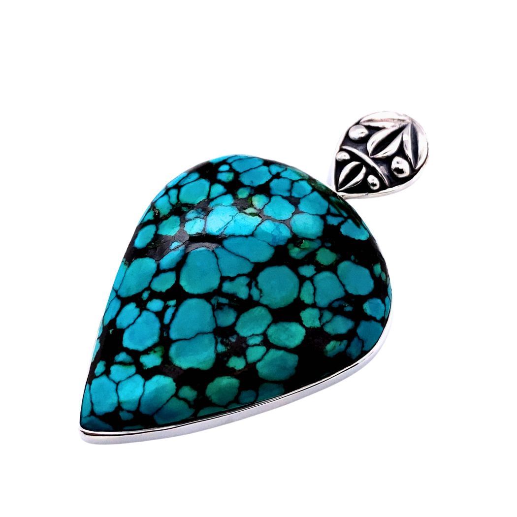 Tibetan Turquoise Treasure Pendant