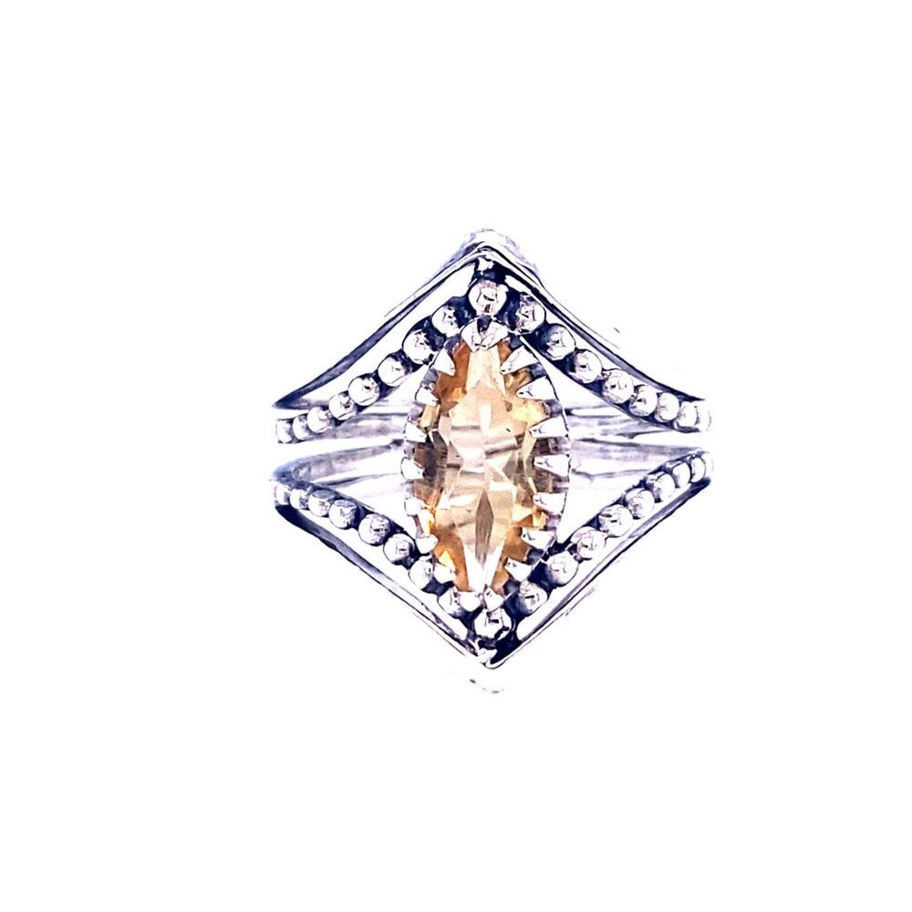 Citrine Shining Knightess Ring
