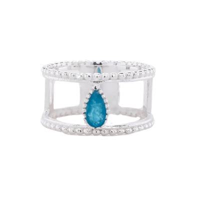 Blue Chalcedony Charming Ring