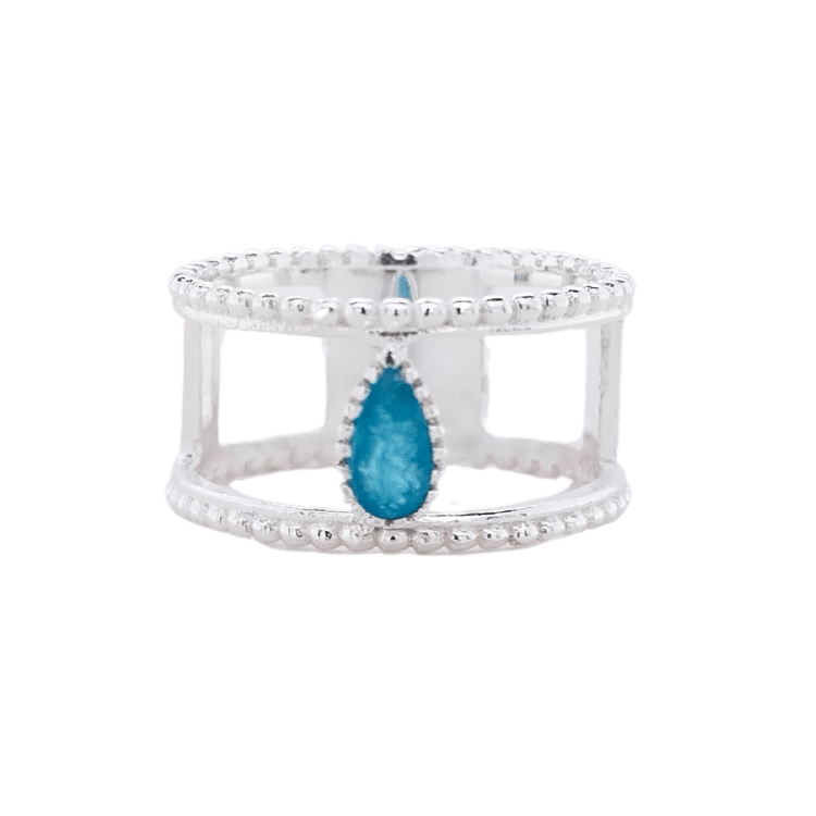 Blue Chalcedony Charming Ring
