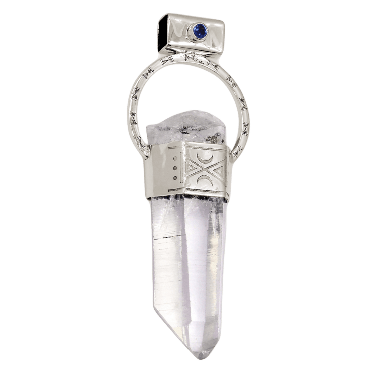 Lemurian Crystal Spirit Warrior Unisex Pendant
