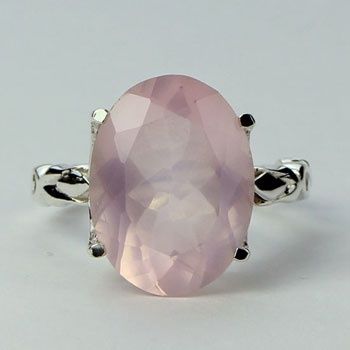 Rose Quartz Romancing the Stone Ring