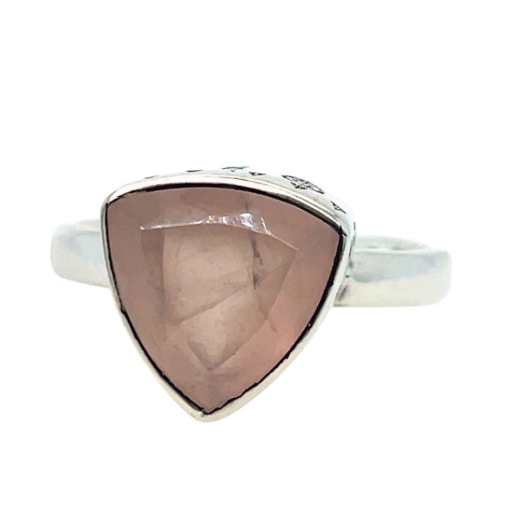 Rose Quartz Rosey Ring