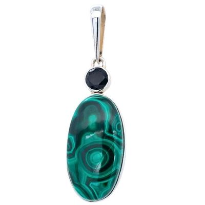 Malachite Spinel Mystify Pendant