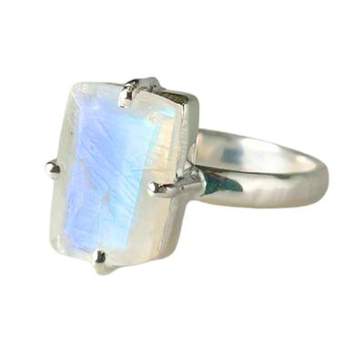 Moonstone Free Form Glitz Ring