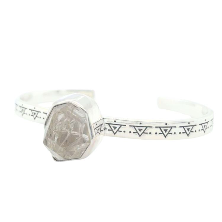 Herkimer Diamond Diva Divine Cuff Bangle