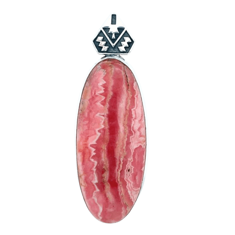 Rhodochrosite Inca Rose Pendant