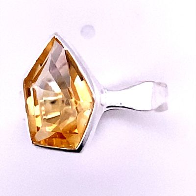 Citrine Free Form Flirty Ring