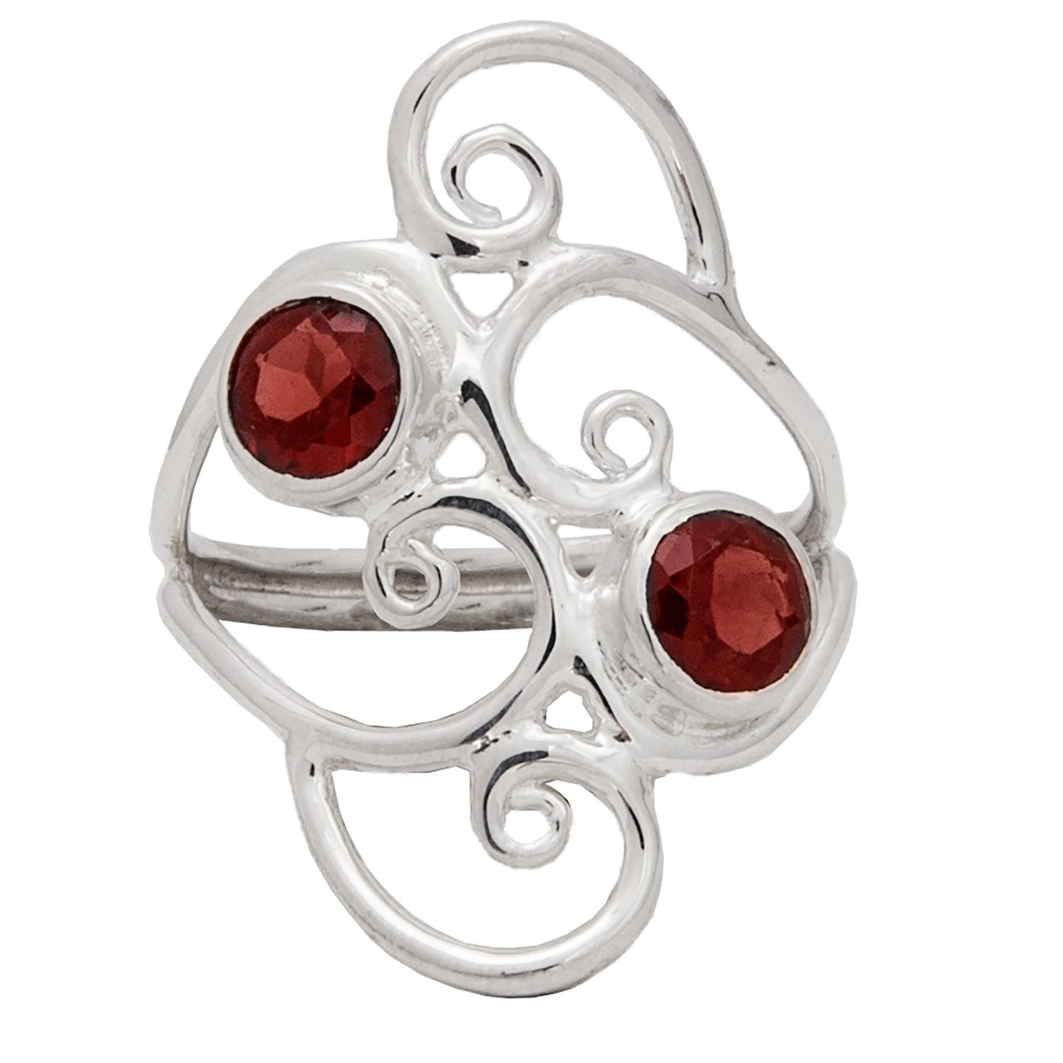 Garnet Balanced Beauty Ring