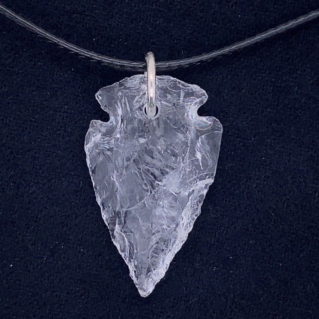 Crystal Arrowhead Pendant