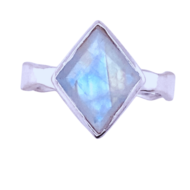 Moonstone Free Form Flirty Ring