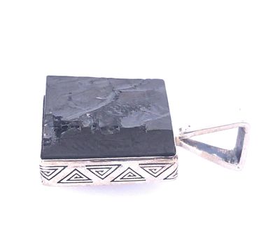 Shungite Soul Warrior Square Pendant