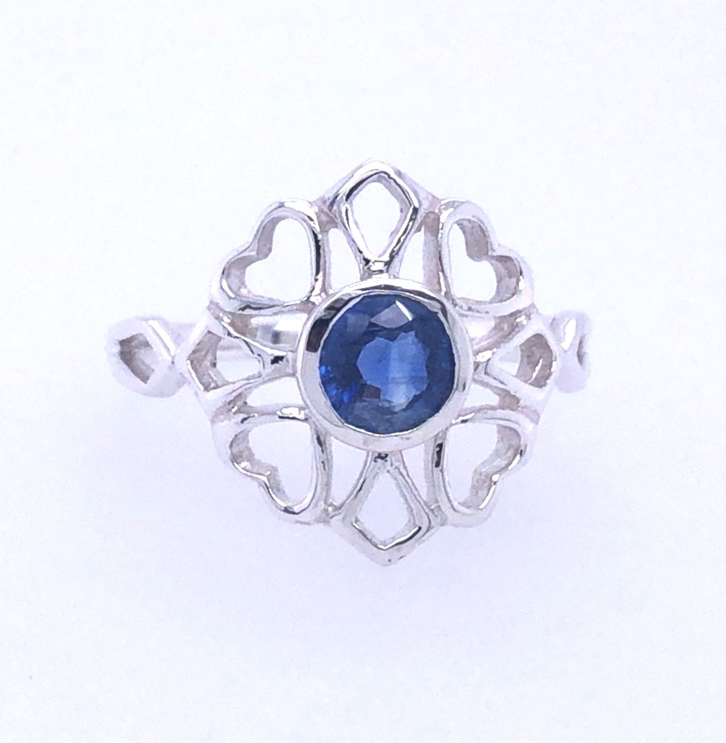 Kyanite Faithful Hearts Ring