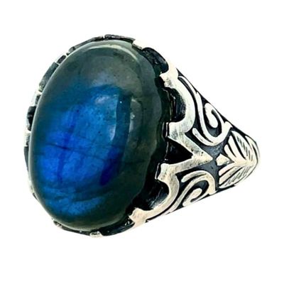Labradorite Spectacular Unisex Ring