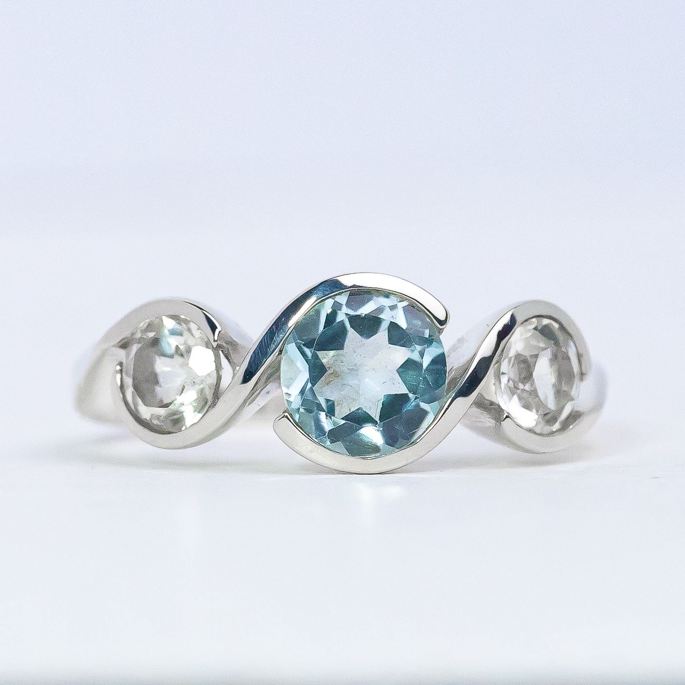 Topaz Twister Ring