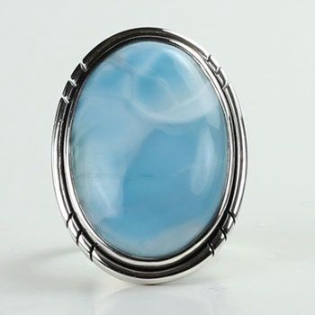 Larimar Sea Breeze Ring