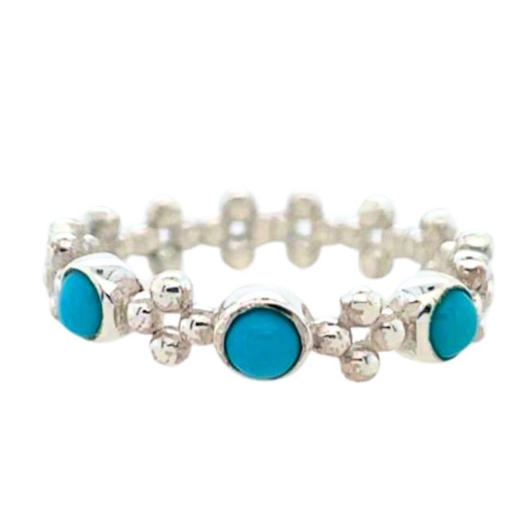 Turquoise Coronet Ring