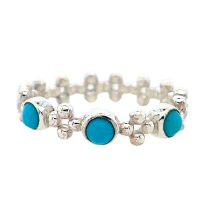 Turquoise Coronet Ring