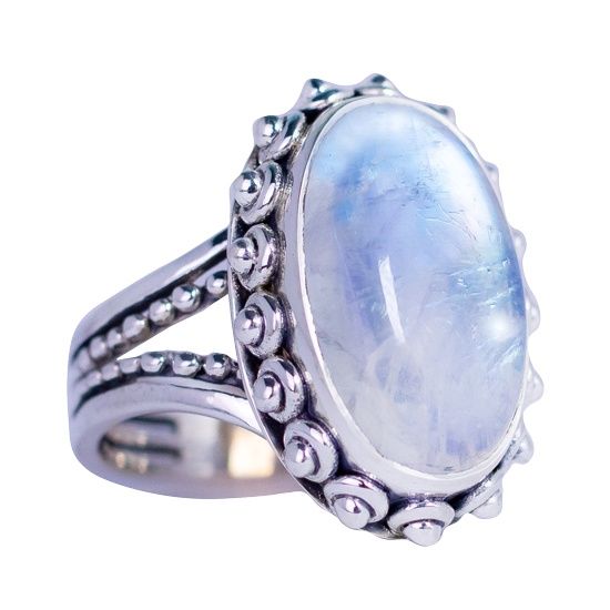 Moonstone Queen Ring