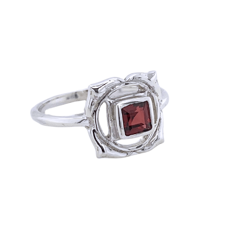 Garnet Root Chakra Balance Ring