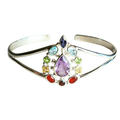 Chakra Wheel of Life Bangle