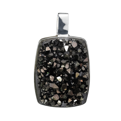 Druzy Black Zest Pendant