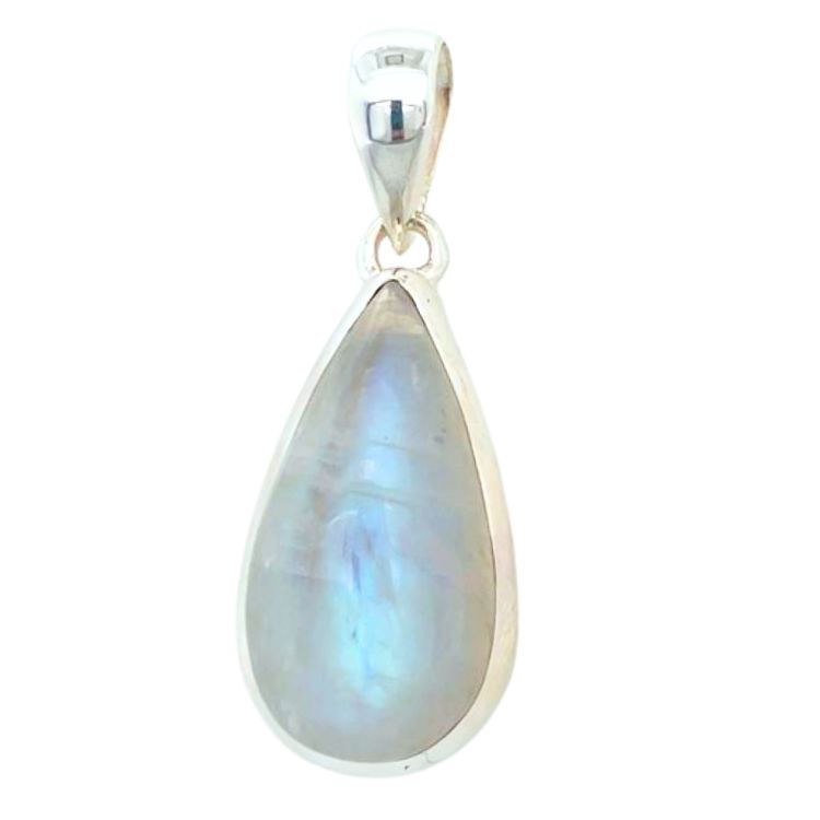 Moonstone Meditation Raindrop Pendant