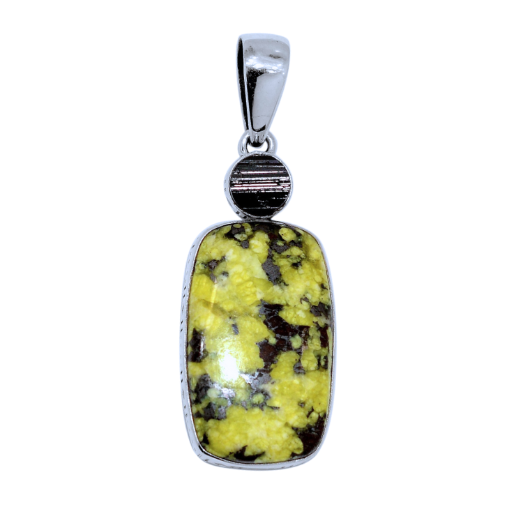 Norwegian Jade Lizardite Serpentine Pendant