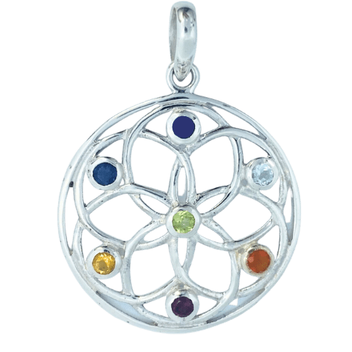 Chakra Seed Of Life Pendant