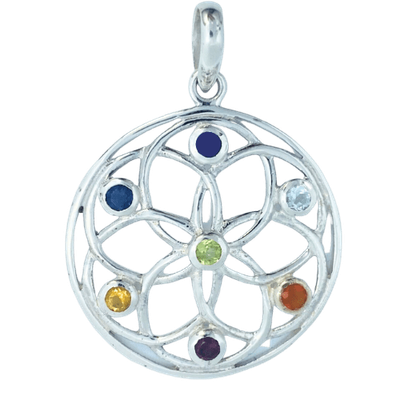 Chakra Seed Of Life Pendant