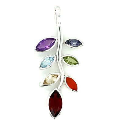 Chakra Leaf Pendant
