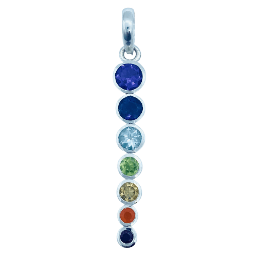 Chakra Stacked Pendant