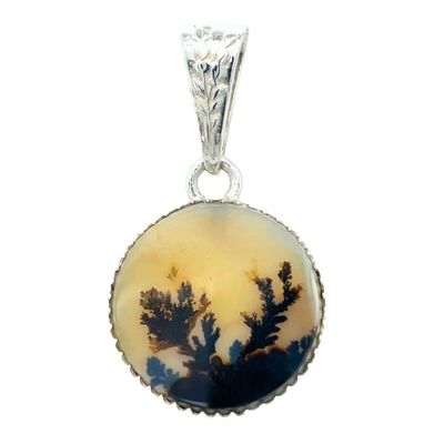 Scenic Dendrite Agate Pendant