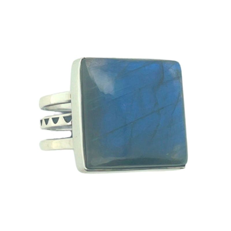 Labradorite Bohemian Unisex Ring