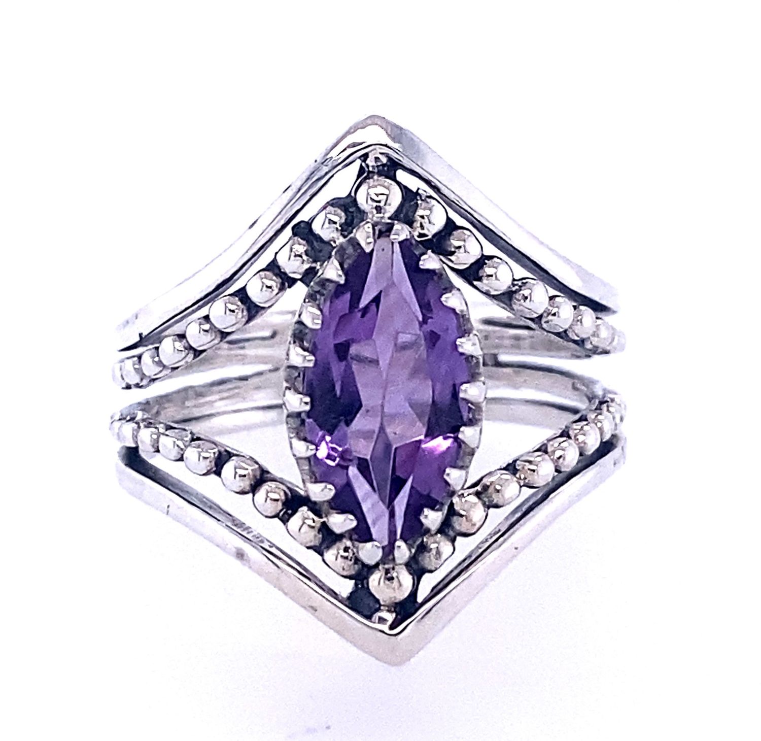 Amethyst Shining Knightess Ring