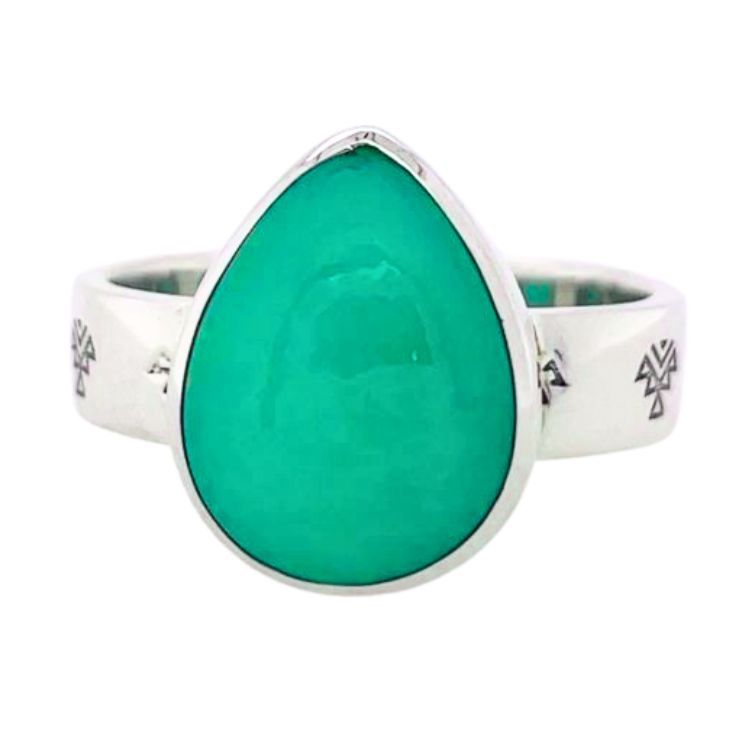 Chrysoprase Happy Ring