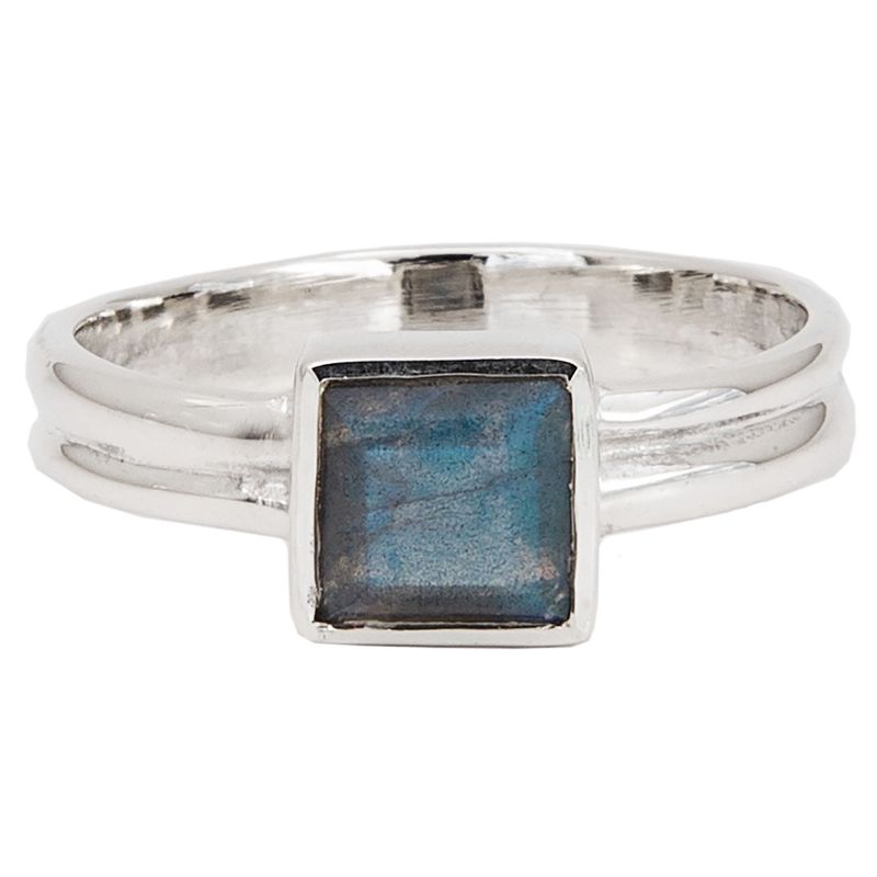 Labradorite Refined Unisex Ring