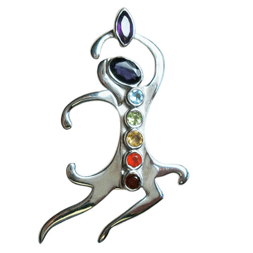Chakra Dancing Goddess Pendant