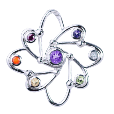 Chakra Atomic Pendant