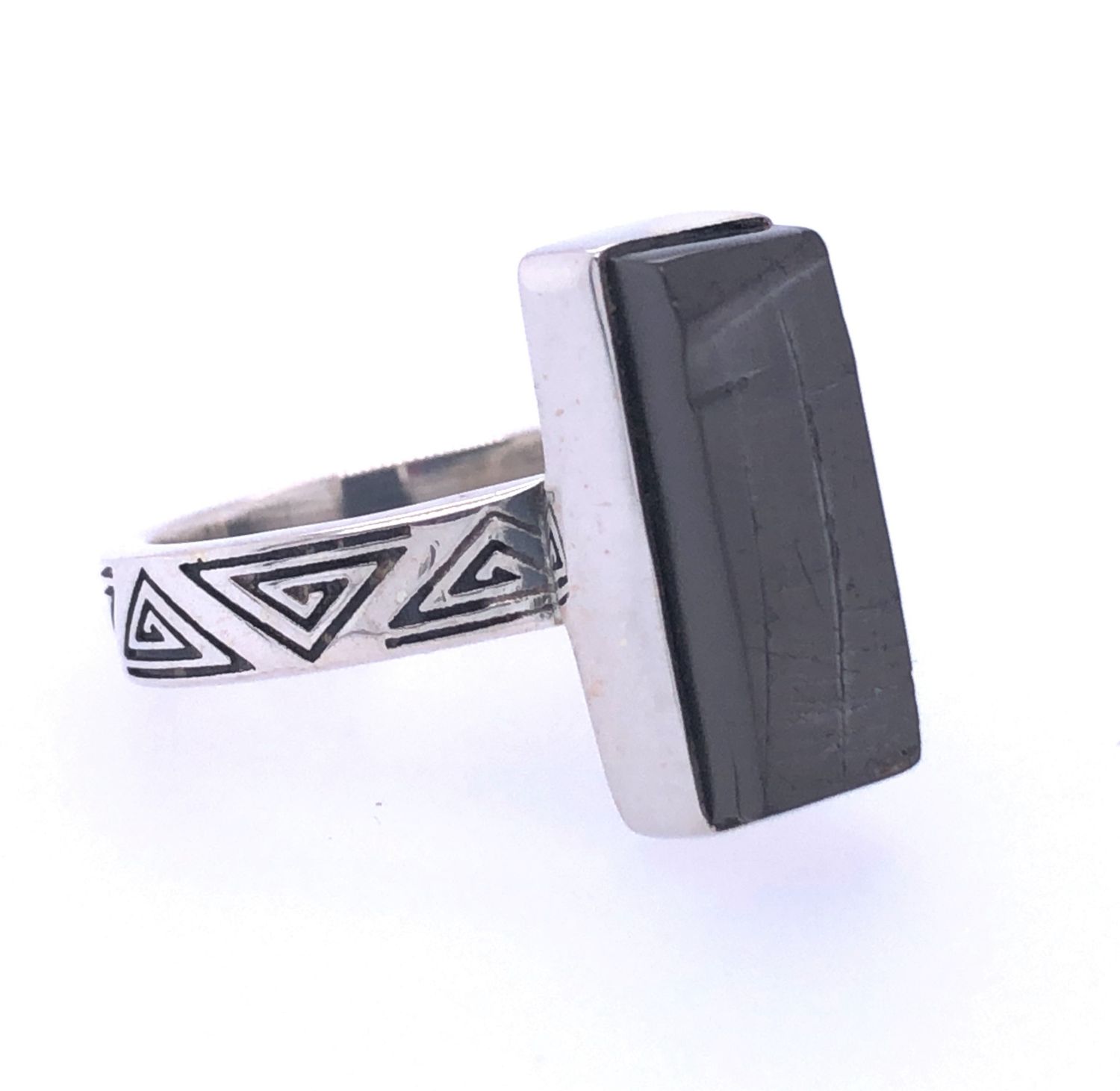 Shungite Warrior Within Ring